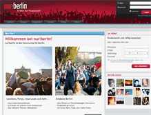 Tablet Screenshot of nurberlin.de
